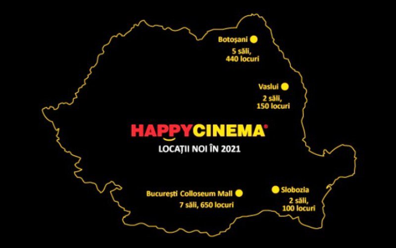 NOU! Happy Cinema Botoșani în Uvertura Mall
