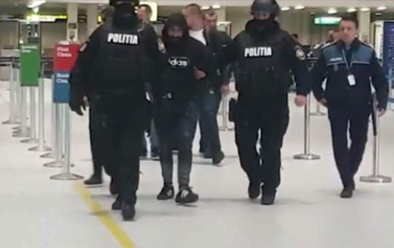 Botoșănean urmărit internațional preluat sub escortă din Germania dus direct la penitenciar