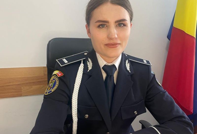 Tânăra cu cea mai mare medie de absolvire a școlii de poliție, din Botoșani, este din Hilișeu Horia și a studiat la Dorohoi