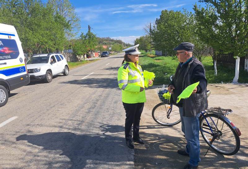 Bicicliștii, vizați de polițiștii rutieri botoșăneni