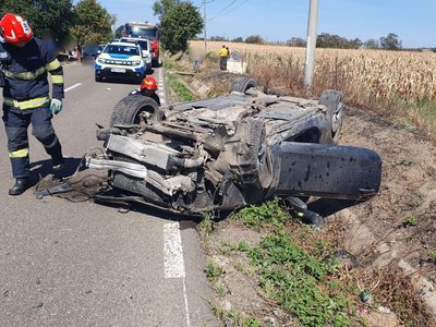 Accident rutier produs în urmă …