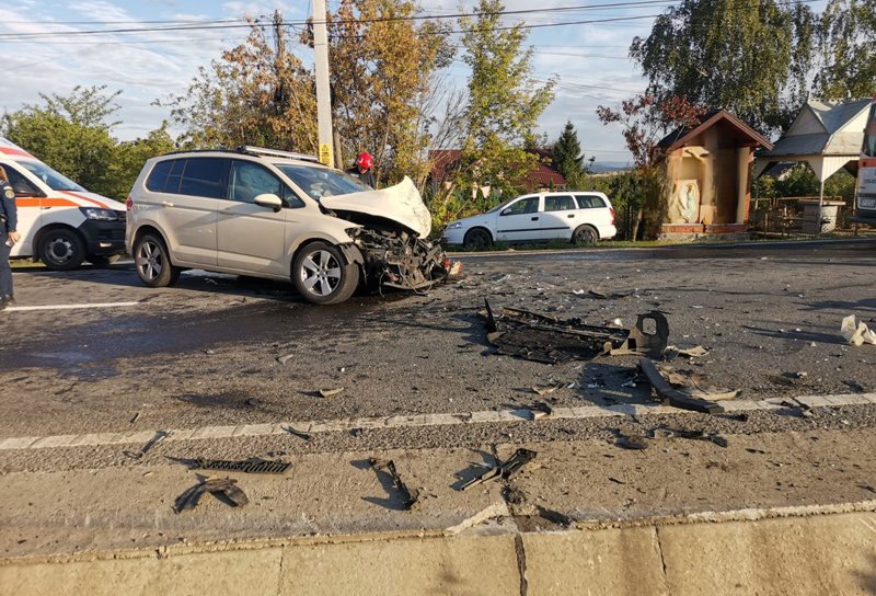 Patru persoane au ajuns la spital în urma unui accident produs între localitățile Hudum și Baisa - FOTO