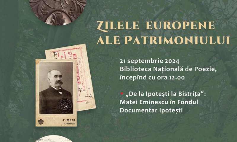 Zilele Europene ale Patrimoniului la Memorialul Ipotești