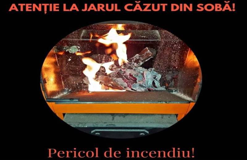 Atenționare ISU Botoșani: Tragediile provocate de jarul căzut din sobă pot fi prevenite!