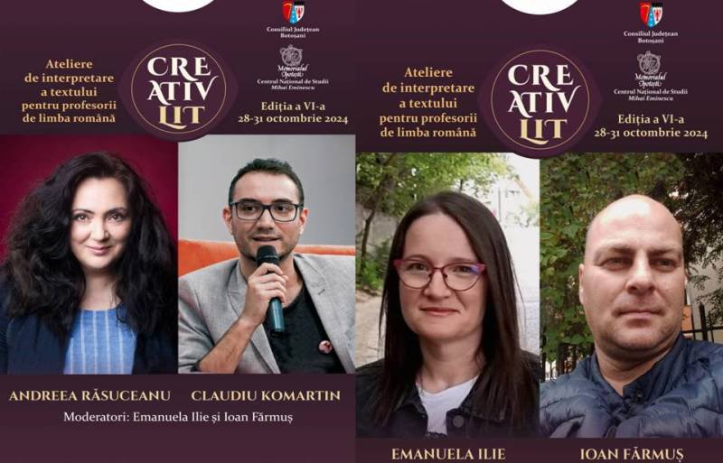 Ediția a VI-a a Atelierelor de interpretare a textului CreativLit