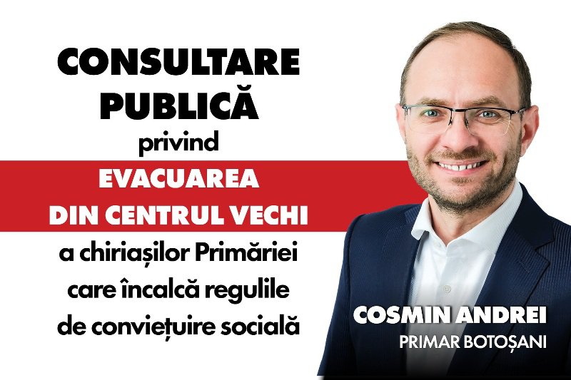 PSD îl va susține pe primarul Cosmin Andrei dacă se va organiza un referendum local privind evacuarea chiriașilor scandalagii din Centrul Vechi