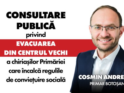 Primarul Municipiului Botoșani a ales …