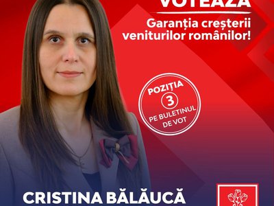 Cristina Bălăucă: „Am încredere că …