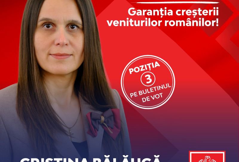 Cristina Bălăucă: „Am încredere că un Guvern PSD va duce la cel mai înalt nivel învățământul dual, profesional și tehnic”