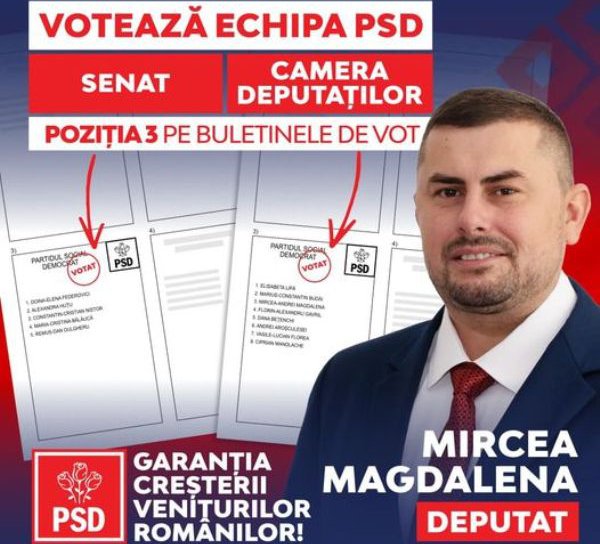 Mircea Magdalena, administrator public Primăria Botoșani, candidat PSD Parlament: „O guvernare social-democrată e garanția dezvoltării Botoșaniului și întoarcerii tinerilor”