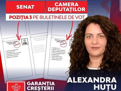 Alexandra Huțu, candidat PSD Senat: …