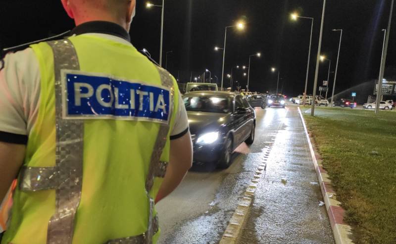 Razie nocturnă a polițiștilor desfășurată în weekendul care a trecut