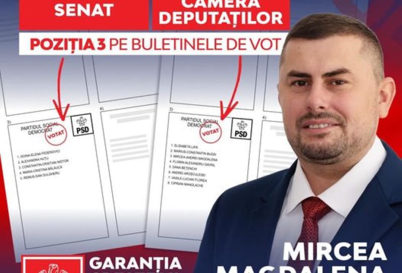 Mircea Magdalena: „Am votat singurul candidat care are programe de stimulare a angajării pentru prima dată a tinerilor din Botoșani și din toată țara”