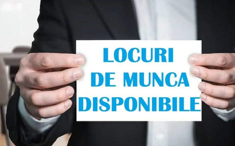 Locurile de muncă vacante la nivelul județului Botoșani luni 25 noiembrie