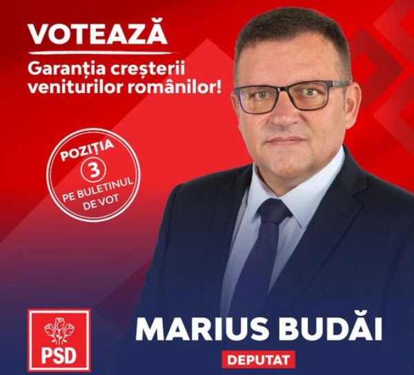 Deputatul Marius Budăi: „Aprobarea creșterii salariului minim de la 1 ianuarie 2025 este o probă în plus că PSD va realiza creșterile de venituri din programul de guvernare”