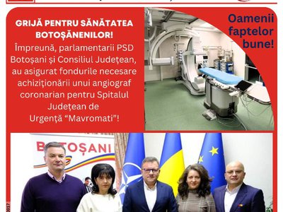 Angiograful ultraperformant ajunge săptămâna viitoare …