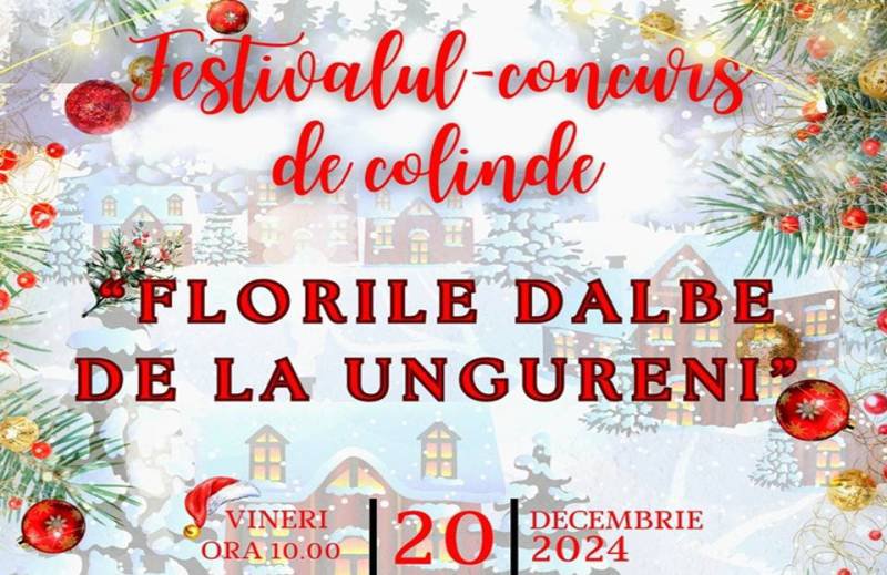 Tinerii botoșăneni așteptați la Festivalul-concurs „Florile Dalbe de la Ungureni”