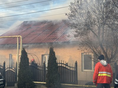 Incendiu izbucnit la o casă …