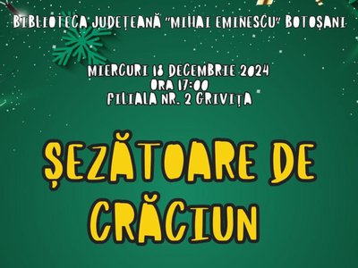 Șezătoare de Crăciun la Biblioteca …