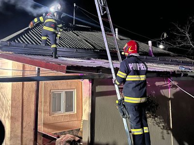 Incendiu izbucnit în jurul coșului …