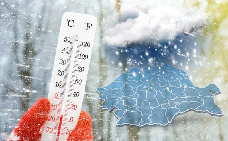 Schimbare bruscă a vremii în țară! Se întoarce iarna în România. Cod galben de vânt și viscol