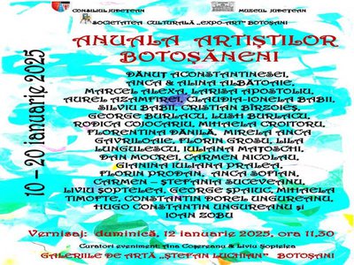 Expoziția „Anuală artiștilor botoșăneni” la …