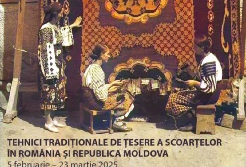 Muzeul Județean Botoșani, participant la vernisajul expoziției „Tehnici tradiționale de țesere a scoarțelor în România și Republica Moldova”