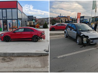 Accident la Hudum! Două mașini …