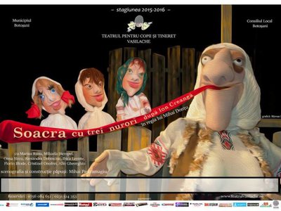 Teatrul „Vasilache” Botoșani vă aștepată …