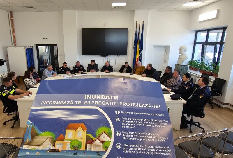 Exercițiu de gestionare a situațiilor de urgență la Flămânzi: autoritățile locale testate în fața unui scenariu de inundații